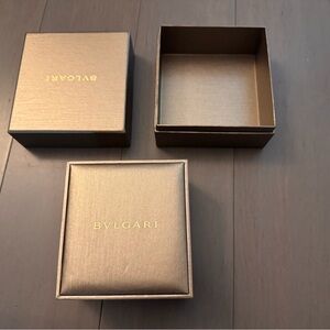 Bulgari Luxurious Gold Box Set jewelry box